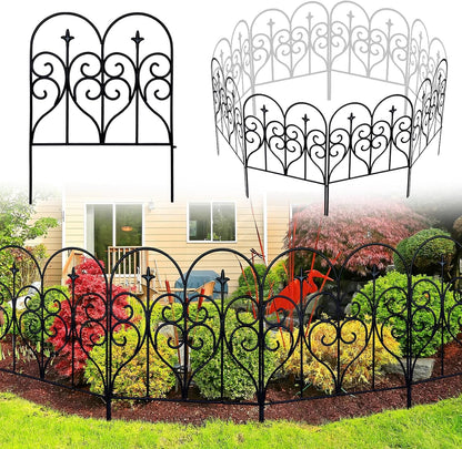 Elegant 3M Rustproof Garden Fence: Beautify Your Yard, Patio & Flower Beds - Nourishment Tapestry