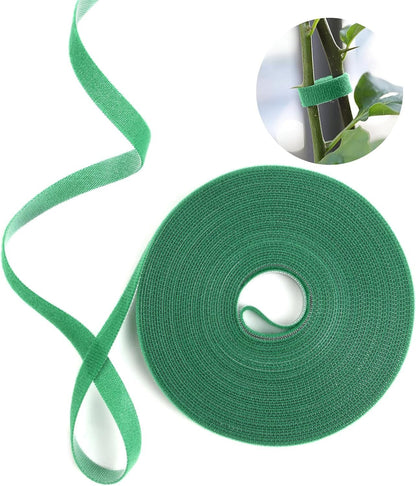 Green Garden Plants Tie Tape Kit - Self Adhesive, Adjustable, and Easy to Use - Nourishment Tapestry