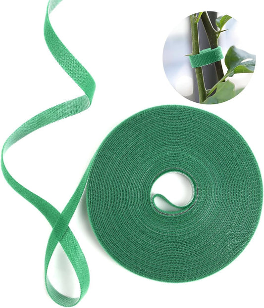 Green Garden Plants Tie Tape Kit - Self Adhesive, Adjustable, and Easy to Use - Nourishment Tapestry