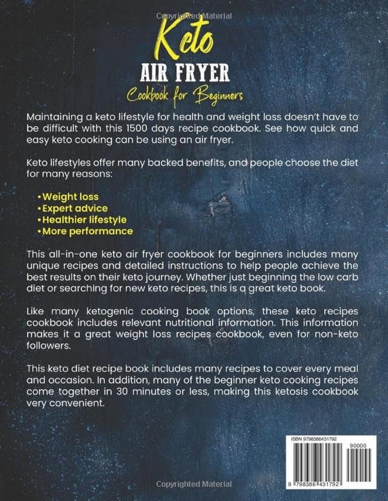 Keto Air Fryer Cookbook for Beginners: Easy Ketogenic Recipes for Weight Loss - Nourishment Tapestry