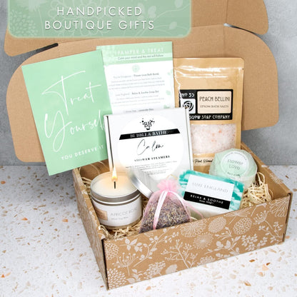 Luxurious Pamper Gift Set for Her - Handmade by 6 UK Small Businesses - Nourishment Tapestry