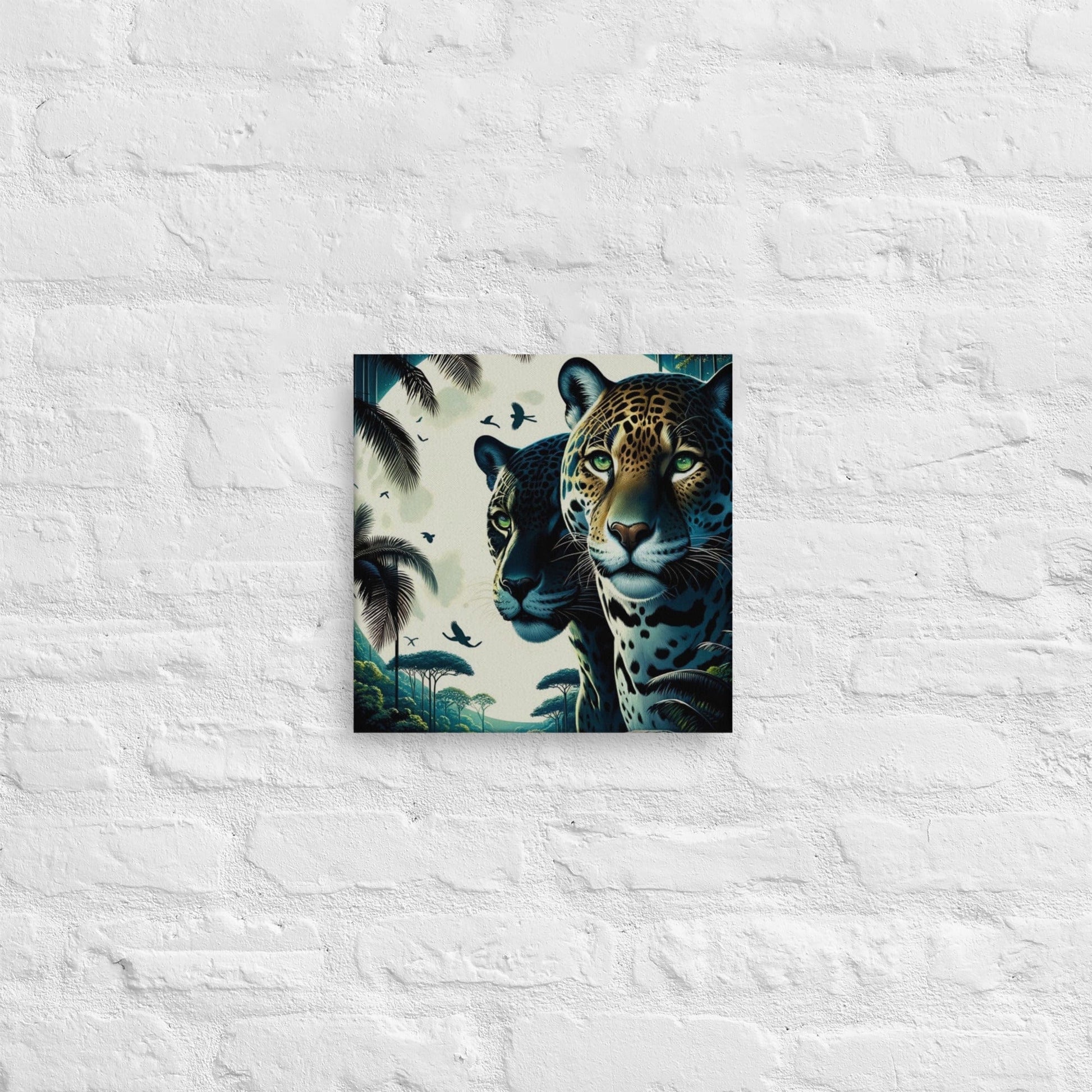 Majestic Leopard Canvas: Exotic Elegance for Modern Home Decor - Nourishment Tapestry