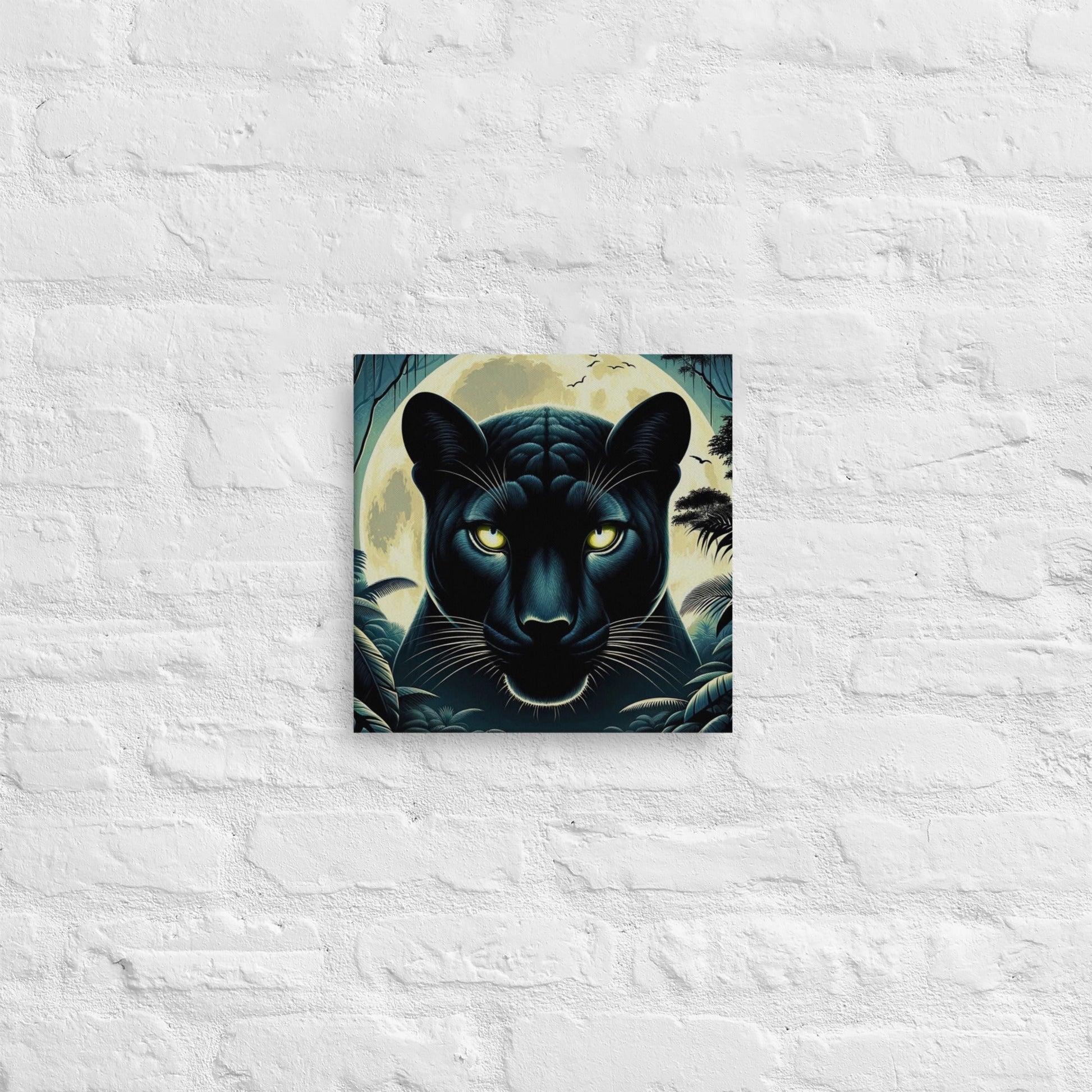 Majestic Panther Canvas Wall Art: Stunning Wildlife Decor for Home & Office - Nourishment Tapestry