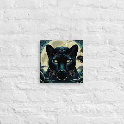 Majestic Panther Canvas Wall Art: Stunning Wildlife Decor for Home & Office - Nourishment Tapestry
