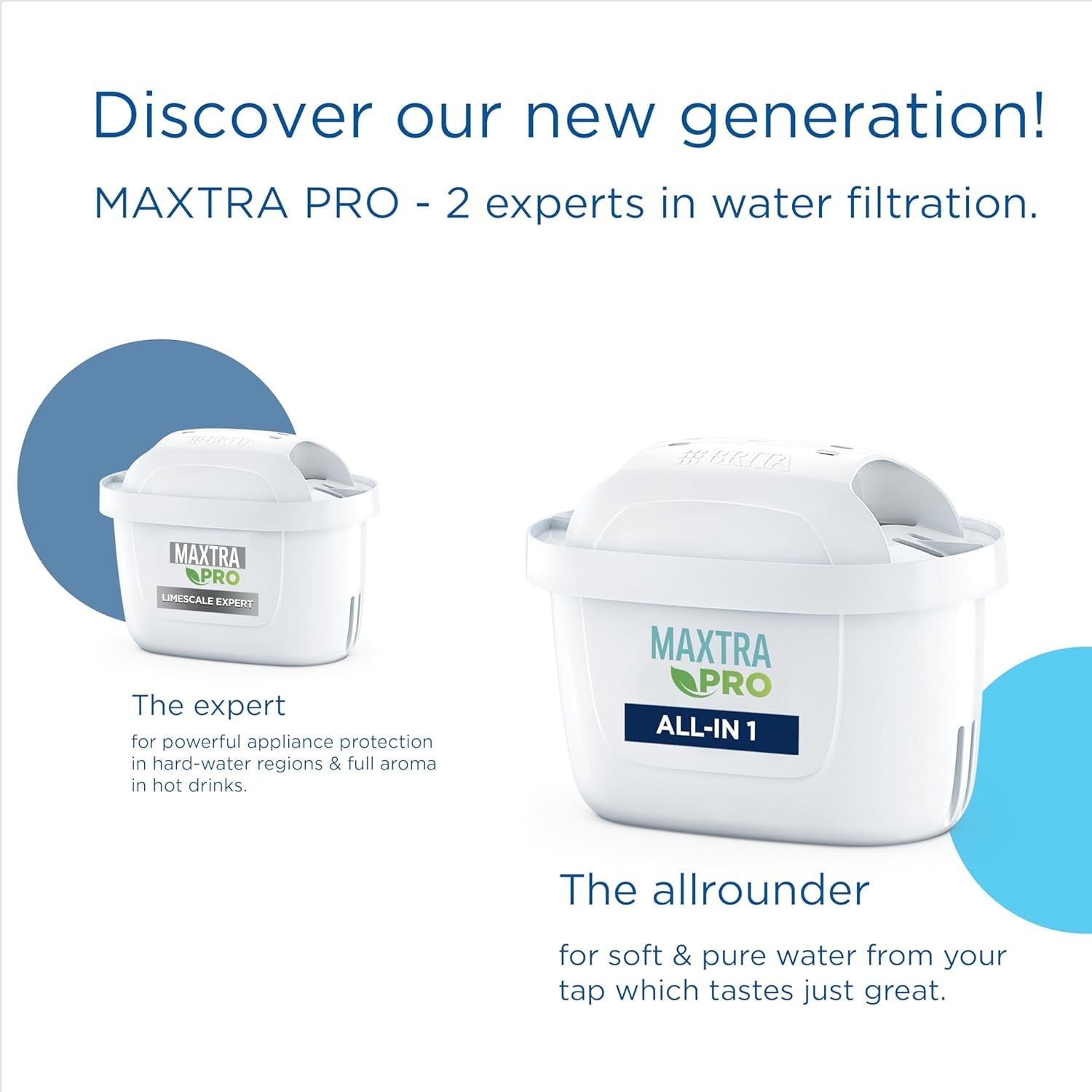 MAXTRA PRO Water Filter Cartridge 6 Pack - Reduce Impurities, Chlorine, PFAS, Pesticides, Limescale - Better Taste! - Nourishment Tapestry