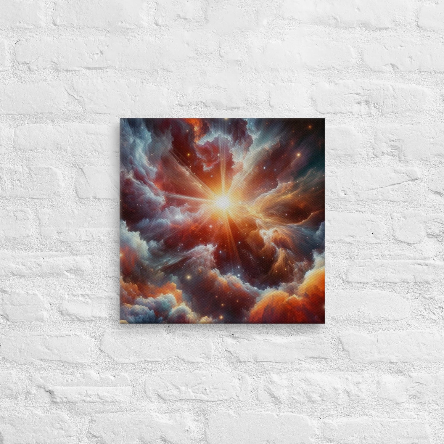 Mesmerizing Cosmic Nebula Canvas: Stellar Beauty for Your Space - Nourishment Tapestry