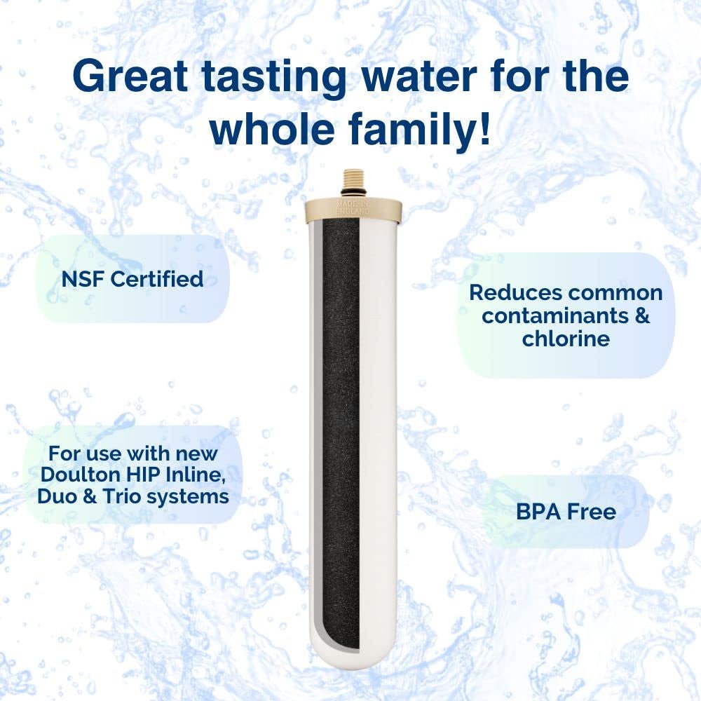 NSF Certified Water Filter System with Activated Carbon - Reduces Contaminants - Ideal for Undersink & Countertop Use - Nourishment Tapestry