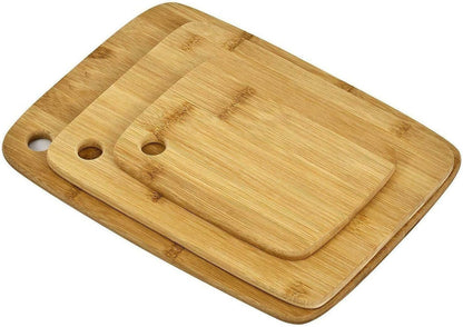 Organic Bamboo Cutting Board Set: Eco - Friendly Kitchen Essential - Nourishment Tapestry