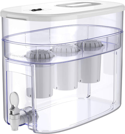 Ph Recharge Alkaline Water Filter Dispenser - Clean Healthy Drinking Water - Removes Fluoride & Chlorine - 3.3 Gallons - Shop Now - Nourishment Tapestry