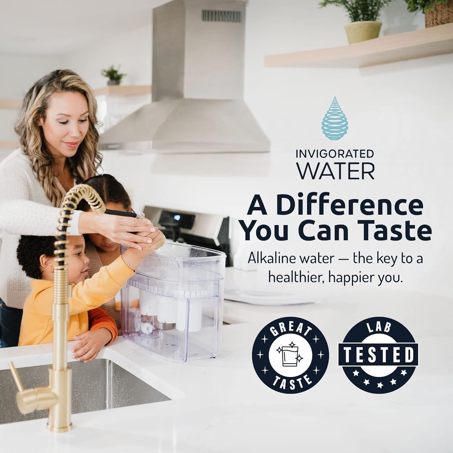 Ph Recharge Alkaline Water Filter Dispenser - Clean Healthy Drinking Water - Removes Fluoride & Chlorine - 3.3 Gallons - Shop Now - Nourishment Tapestry