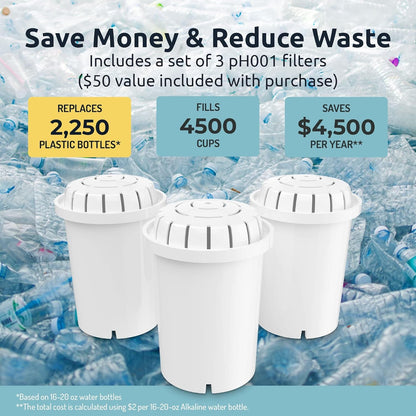 Ph Recharge Alkaline Water Filter Dispenser - Clean Healthy Drinking Water - Removes Fluoride & Chlorine - 3.3 Gallons - Shop Now - Nourishment Tapestry