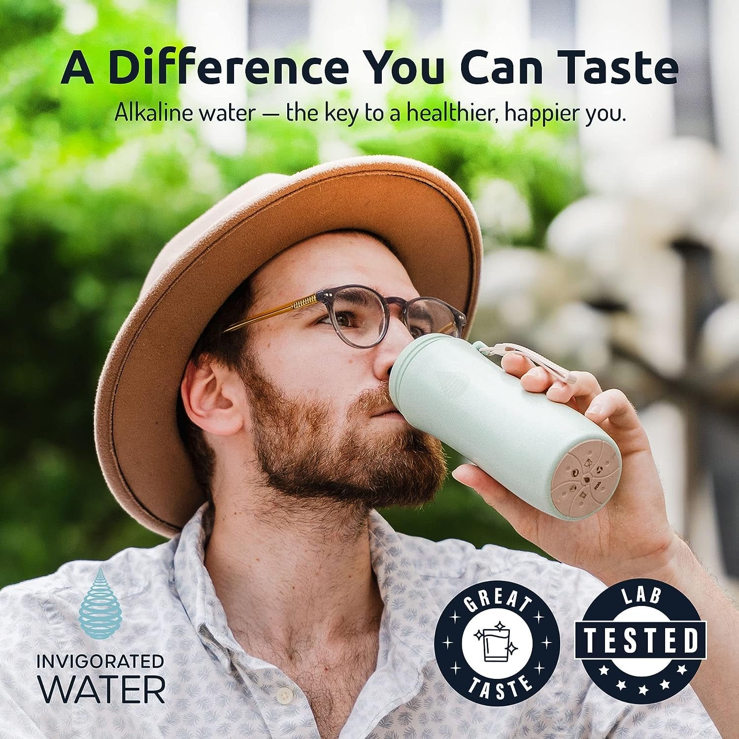 Portable Alkaline Water Filter - Multi - Stage Filter for Better Detox & Weight Management - Nourishment Tapestry
