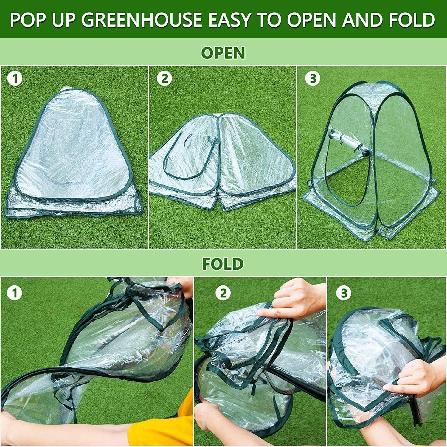 Portable Mini Greenhouse: Boost Plant Growth & Protection - Indoor/Outdoor - Nourishment Tapestry