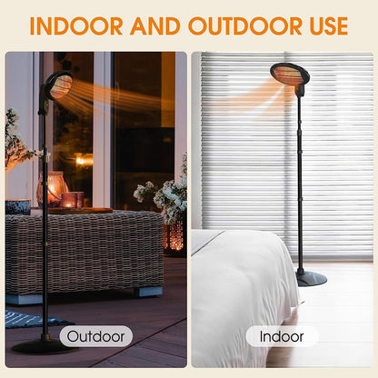 Powerful 3 - Mode Outdoor Patio Heater: Safe & Versatile for Balcony, Backyard, & Garage - Nourishment Tapestry