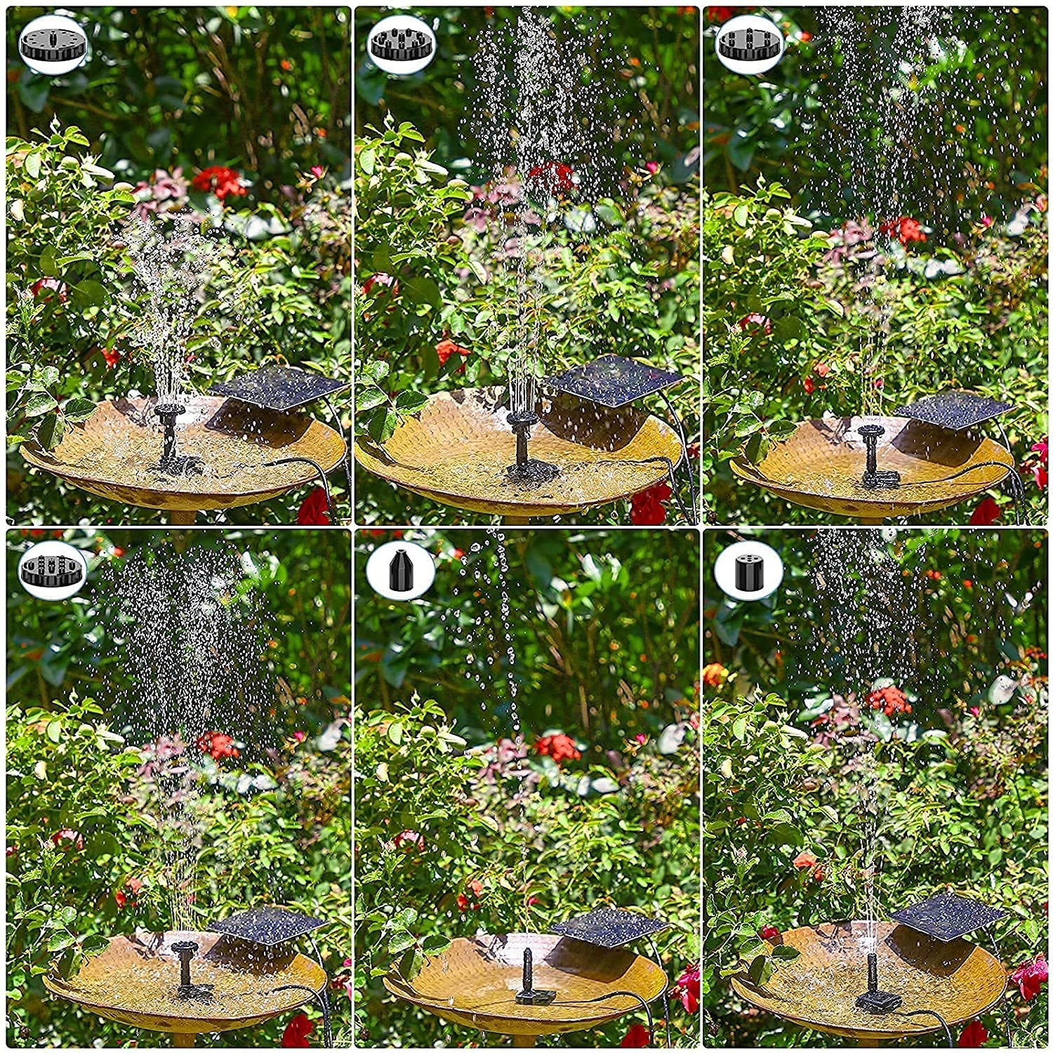 Powerful 6 - in - 1 Solar Fountain Pump Kit for Garden & Pond Oasis - Nourishment Tapestry