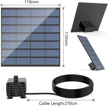 Powerful 6 - in - 1 Solar Fountain Pump Kit for Garden & Pond Oasis - Nourishment Tapestry