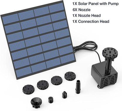 Powerful 6 - in - 1 Solar Fountain Pump Kit for Garden & Pond Oasis - Nourishment Tapestry