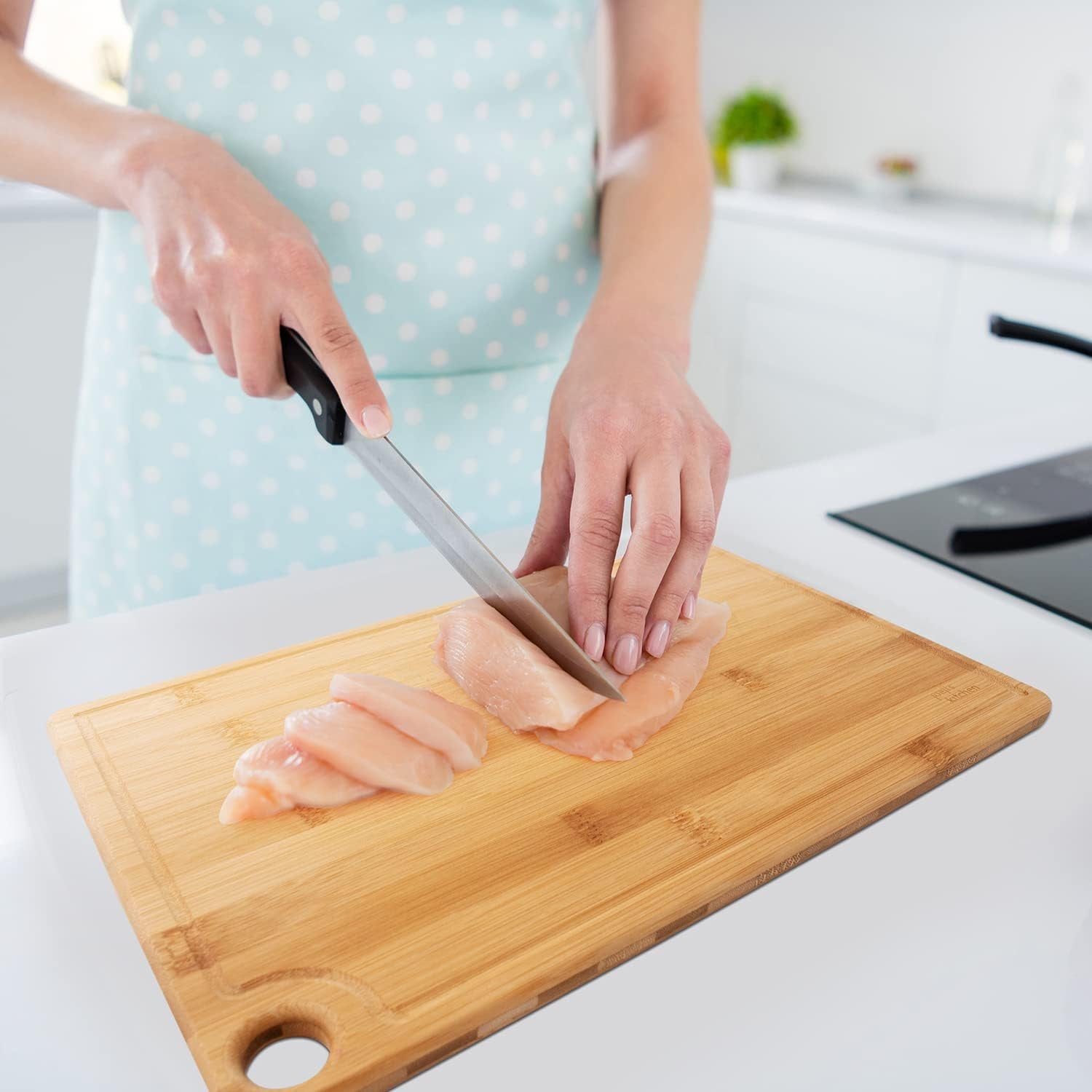 Premium 3 - Piece Bamboo Cutting Board Set: Eco - Friendly & Durable Kitchen Must - Have - Nourishment Tapestry