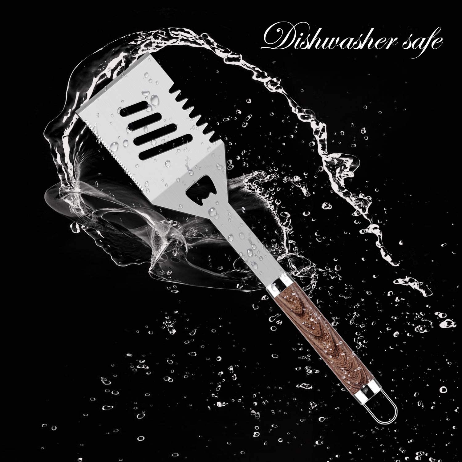 Premium 30 - Piece BBQ Grill Tool Set with Thermometer & Travel Case - Ideal Gift for Men & Dads - Nourishment Tapestry