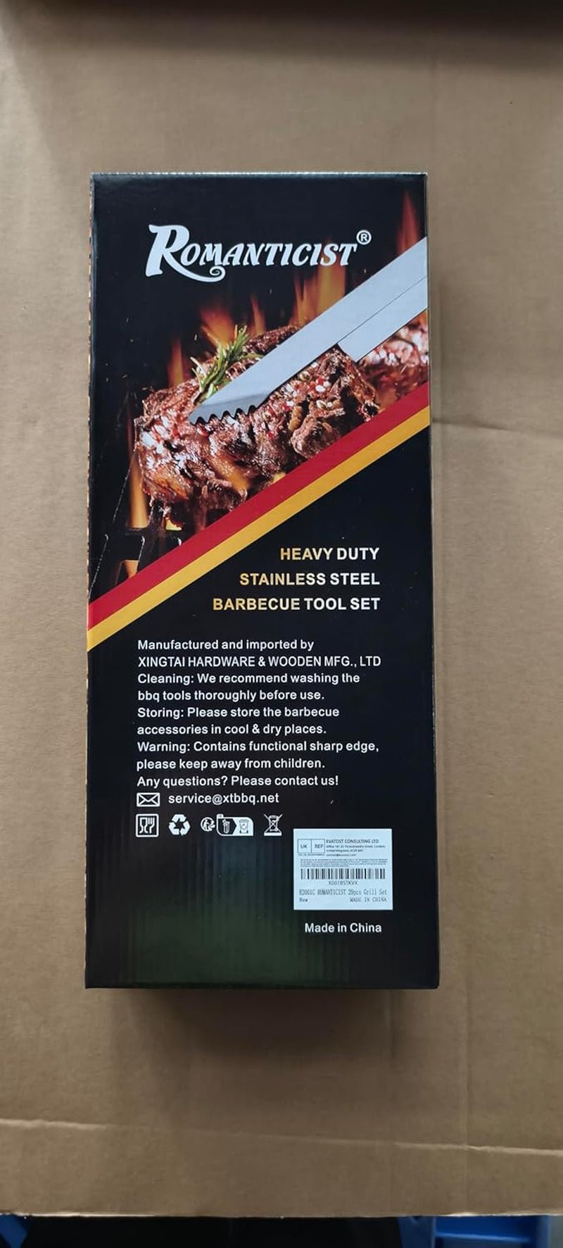 Premium 30 - Piece BBQ Grill Tool Set with Thermometer & Travel Case - Ideal Gift for Men & Dads - Nourishment Tapestry
