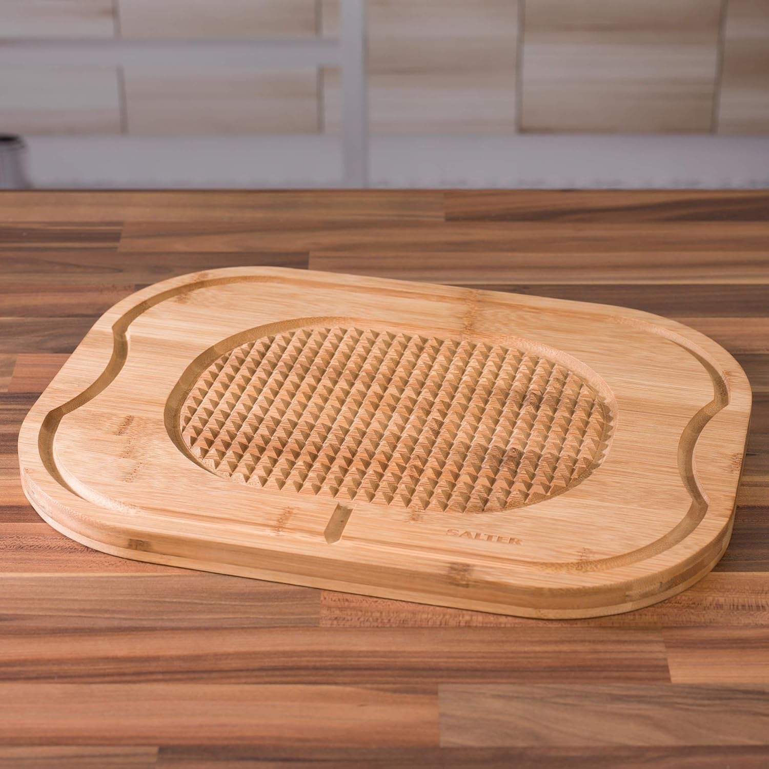 Premium Bamboo Cutting Board: Large 40x30cm with Juice Groove & Meat Spikes - High - Quality Kitchen Tool - Nourishment Tapestry