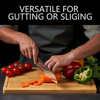 Premium Bamboo Cutting Board Set: 3 Dishwasher - Safe Boards with Holder for Kitchen & Butcher Block - Nourishing Tapestry