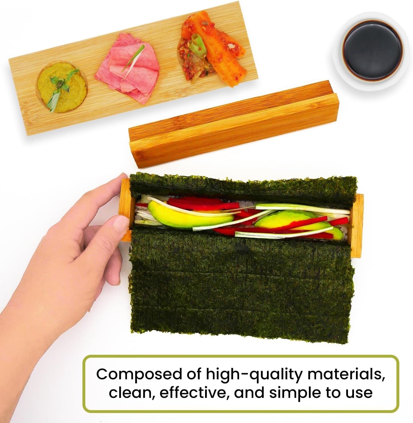 Premium Sushi Making Kit: Master Authentic Japanese Rolls at Home - 15 Pieces - Nourishment Tapestry