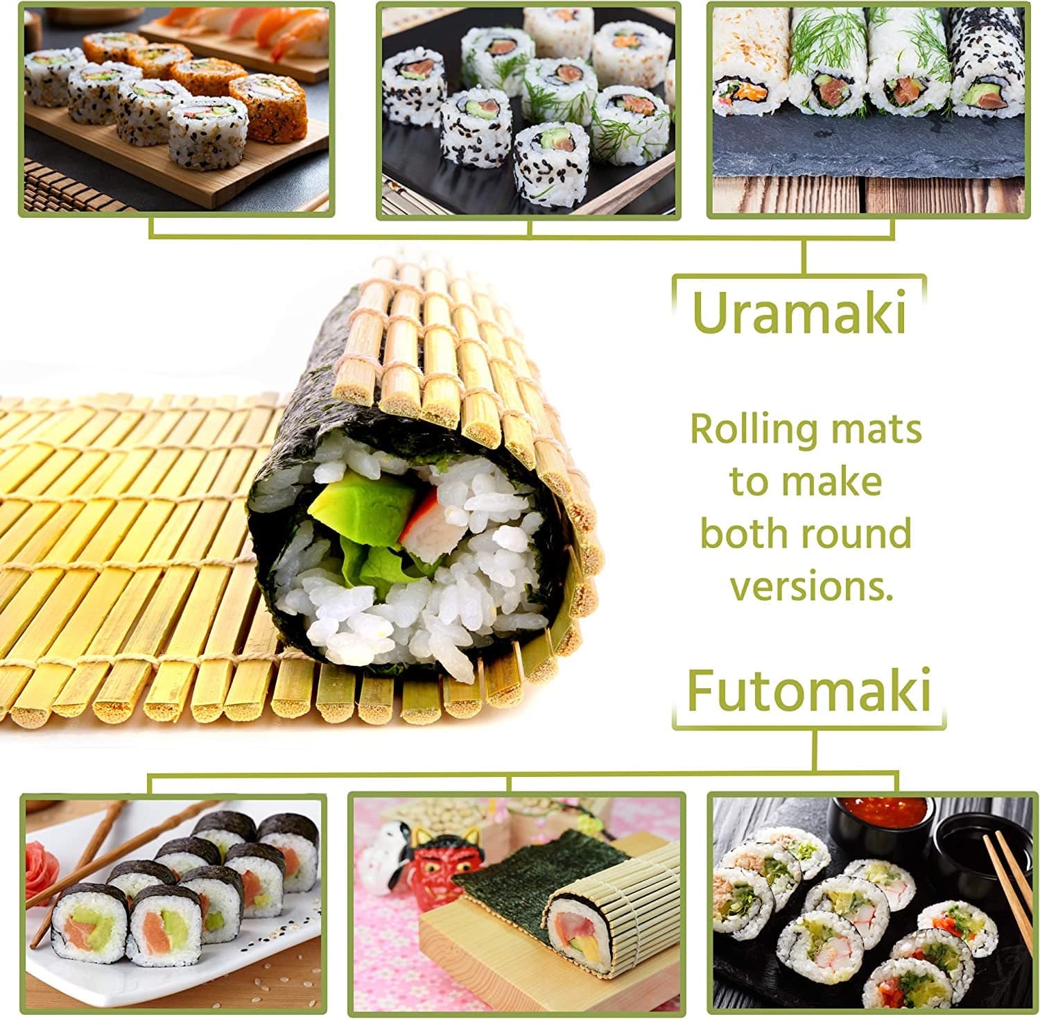Premium Sushi Making Kit: Master Authentic Japanese Rolls at Home - 15 Pieces - Nourishment Tapestry