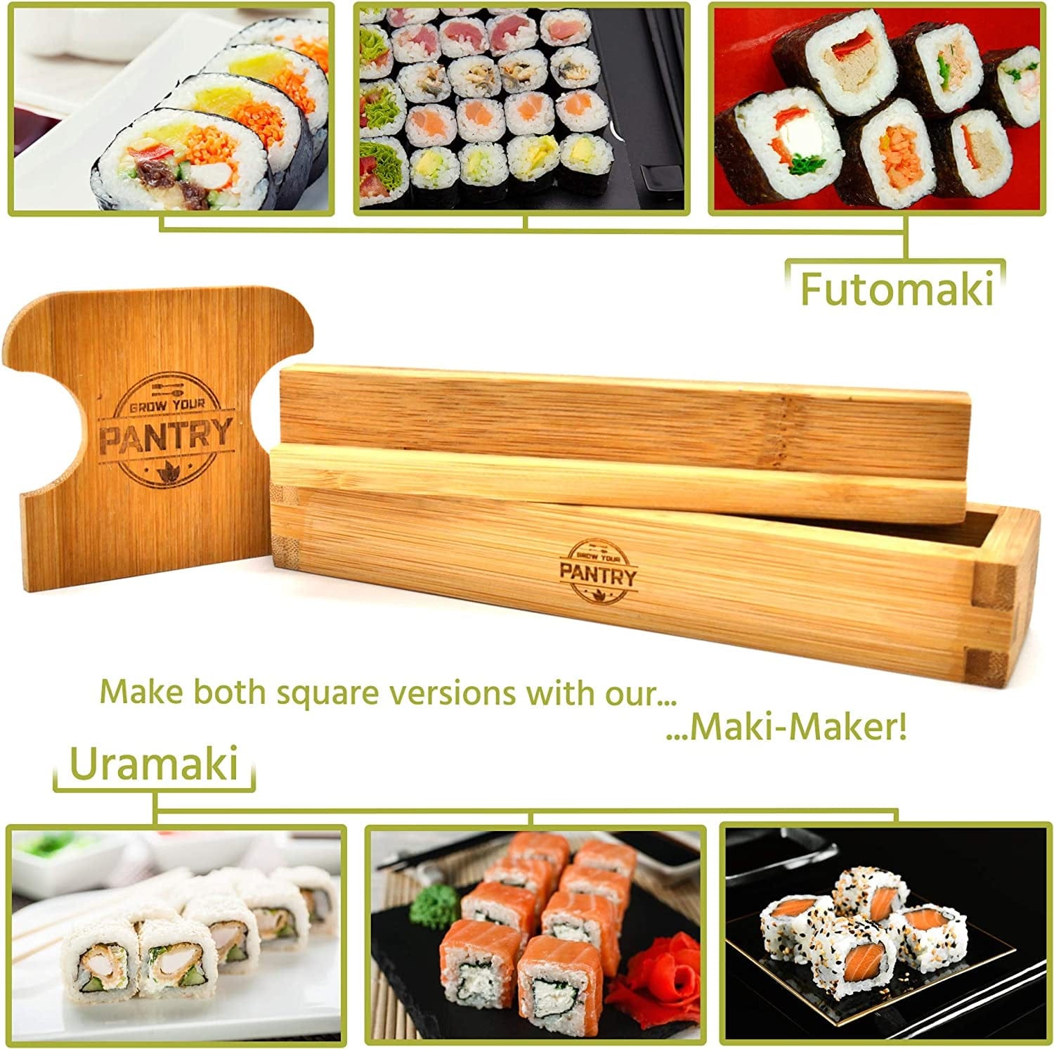 Premium Sushi Making Kit: Master Authentic Japanese Rolls at Home - 15 Pieces - Nourishment Tapestry