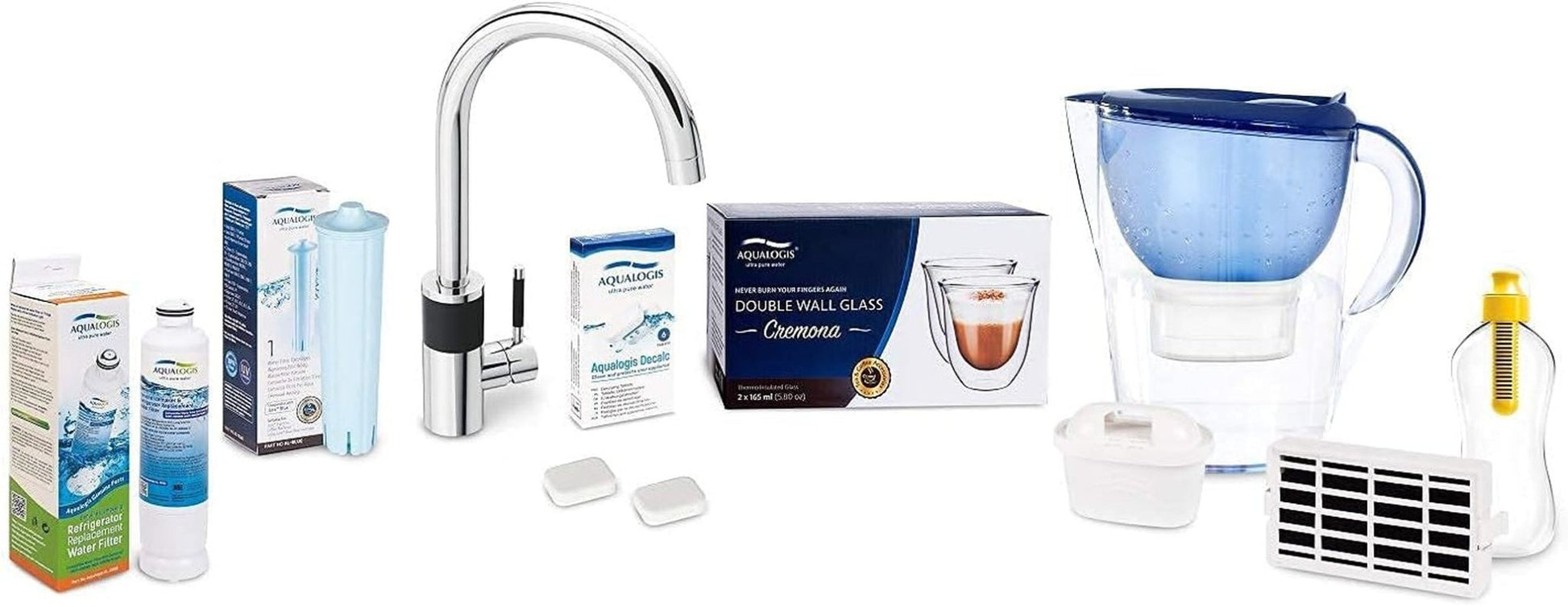 Pure+ Water Filter Cartridge (6 Pack) Compatible with Maxtra & Maxtra+ Plus - Fits Aluna, Style, Elemaris, Marella, Fun Jug, Pitcher, Tassimo - Nourishment Tapestry