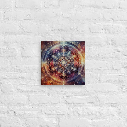 Sacred Geometry Mandala Canvas: Transform Your Home with Zen Energy Art - Nourishment Tapestry
