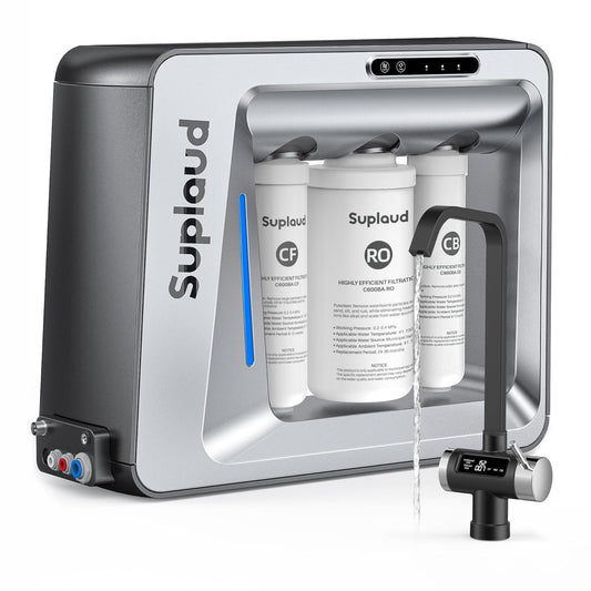 Smart LED Faucet 7 - Stage RO Water Filtration System: 600GPD Under Sink Filter with 2:1 Pure to Drain Ratio - Nourishment Tapestry