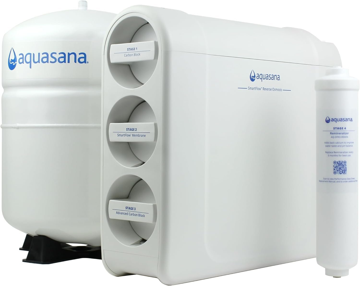 Smartflow™ High - Efficiency Reverse Osmosis Water Filter System - Removes 99.99% of Contaminants - Under Sink RO - No Faucet - Nourishment Tapestry