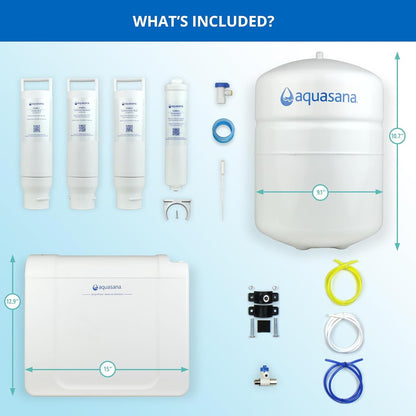 Smartflow™ High - Efficiency Reverse Osmosis Water Filter System - Removes 99.99% of Contaminants - Under Sink RO - No Faucet - Nourishment Tapestry