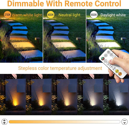 Solar Spotlight 6 - in - 1 Outdoor Lights: Remote - Controlled Patio Illumination - Nourishment Tapestry