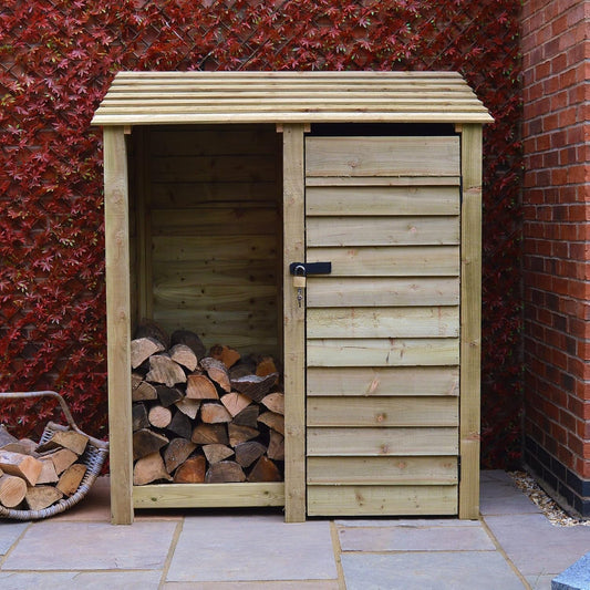 Sturdy 6Ft Wooden Garden Shed: Light Green, Heavy - Duty Tool Storage Solution - Nourishment Tapestry