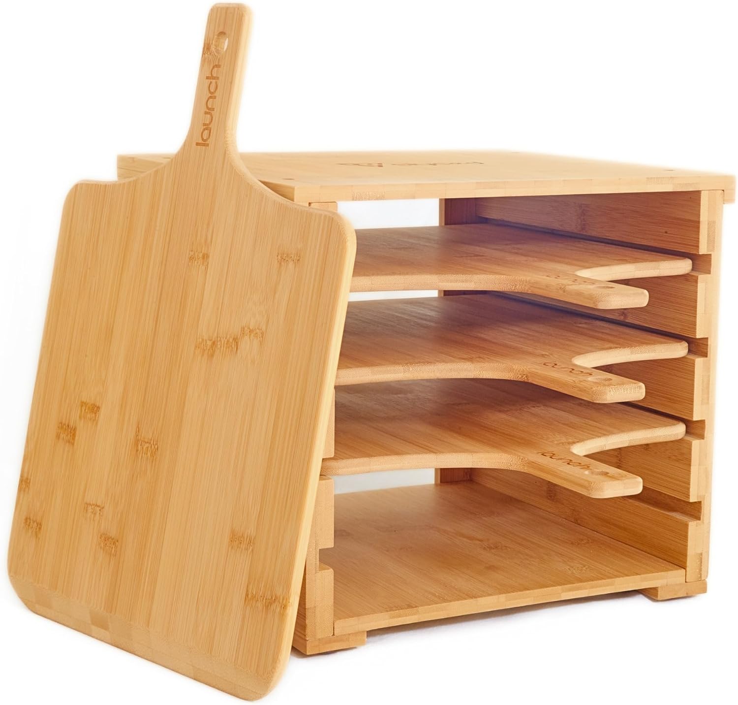 Ultimate Pizza Night Set: Premium Bamboo Peel, Non - Stick Boards & Rack - Perfect Homemade Pizza Kit - Nourishment Tapestry