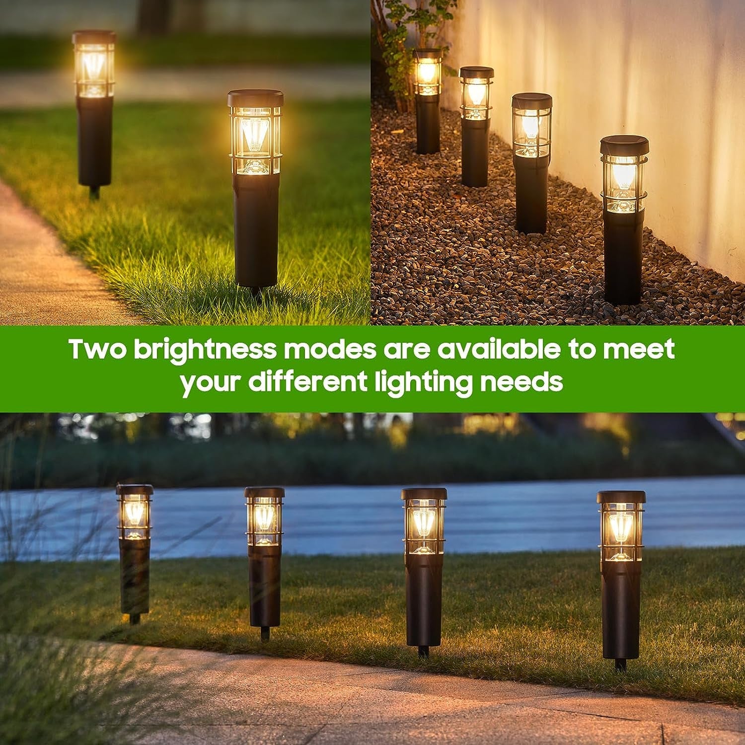 Ultra - Bright Solar Pathway Lights 6 - Pack: Illuminate Your Yard & Walkway - Nourishment Tapestry