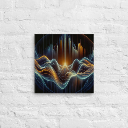 Vibrant Harmonic Canvas Art: Abstract Wall Decor for Modern Homes - Nourishment Tapestry