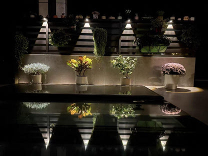 Waterproof Solar Deck Lights 4 - Pack: Illuminate Your Outdoor Space - Nourishment Tapestry