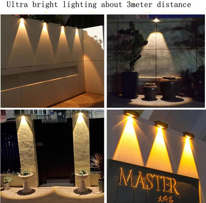 Waterproof Solar Deck Lights 4 - Pack: Illuminate Your Outdoor Space - Nourishment Tapestry