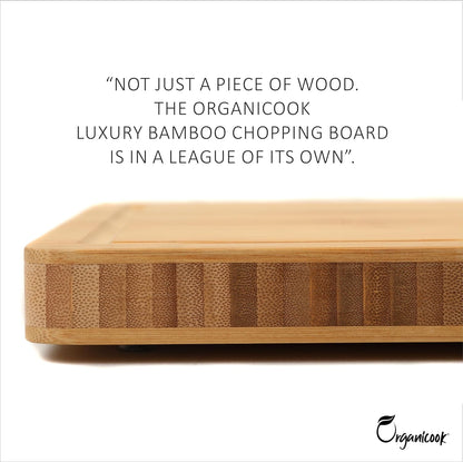 XL Bamboo Cutting Board: Non - Slip 40x30cm Eco - Friendly Kitchen Essential - Nourishment Tapestry